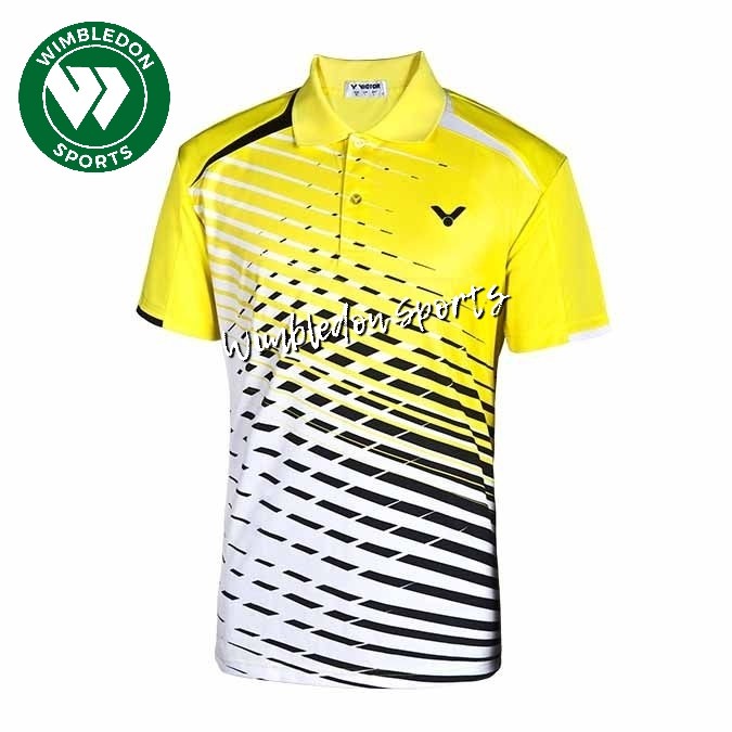 Kaos Badminton Victor S-3502 / T-shirt VICTOR S3502 / kaos victor ORI - Kuning, M -HANI03