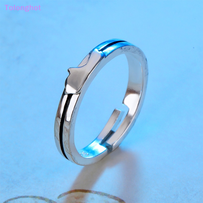 Tolonghot&gt; Anime Grandmaster of Demonic Budidaya Cincin Wei Wuxian Lan Wangji Cosplay Unisex Pasangan Rings Mo Dao Zu Shi Perhiasan Aksesoris Prop well