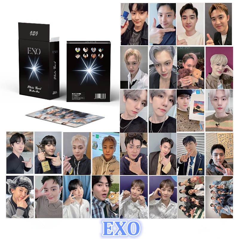 50pcs /box EXO WE ARE ONE Photocards KAI CHEN XIUMIN SUHO BAEKHYUN CHANYEOL D.O. Album Kartu SEHUN Lomo Kpop Postcards