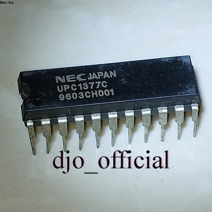 UPC1377C UPC1377 NEC Japan UPC 1377C IC Horizontal Warna TV Dip-22
