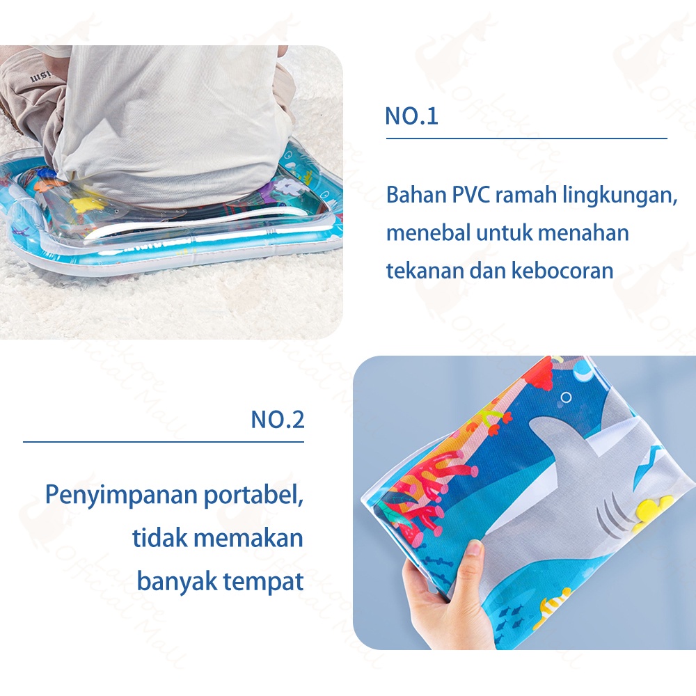 Moony Baby water pad matras air bayi anak Baby kids water play mat playmat mainan edukatif