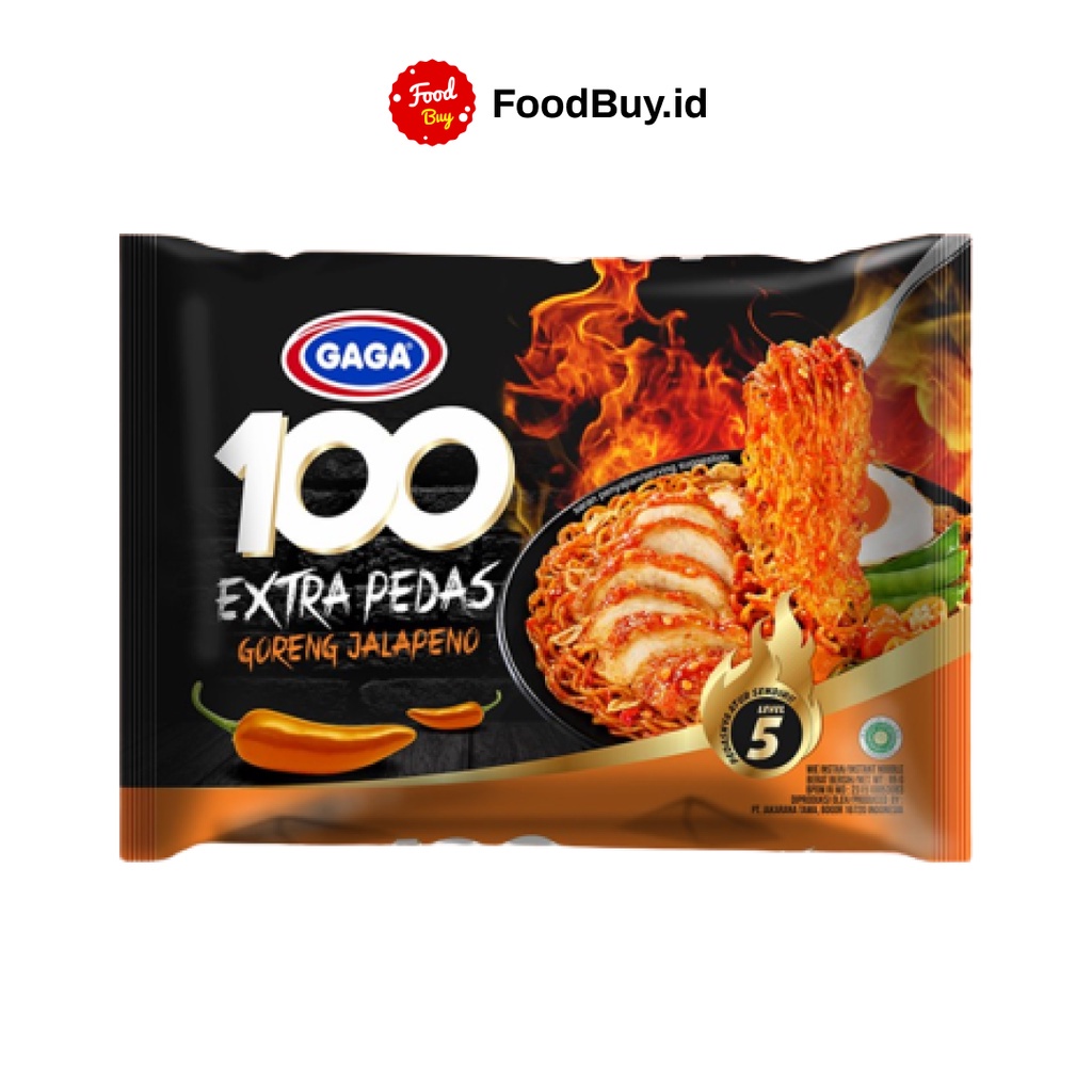 

Mie Gaga 100 Extra Pedas Goreng Jalapeno lvl 5 75 gr