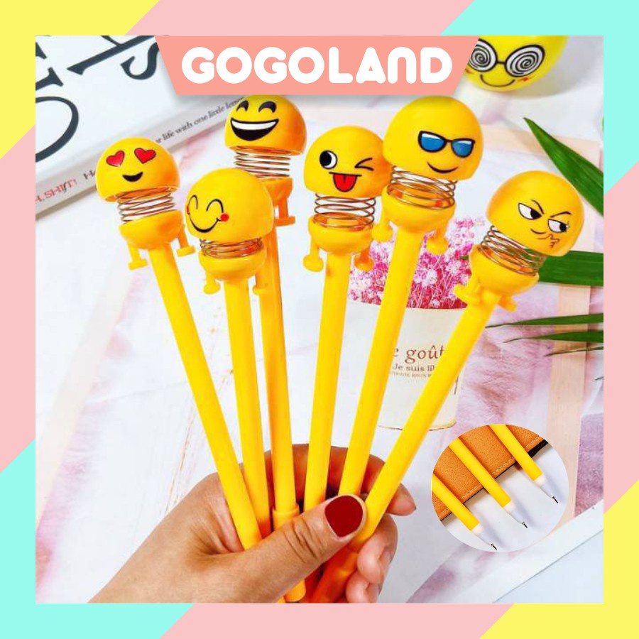 

⭐Gogoland⭐ R163 Pena Emoji / Pulpen Goyang / Pena Shaking Head Emoticon / Alat Tulis / Bouncing Doll