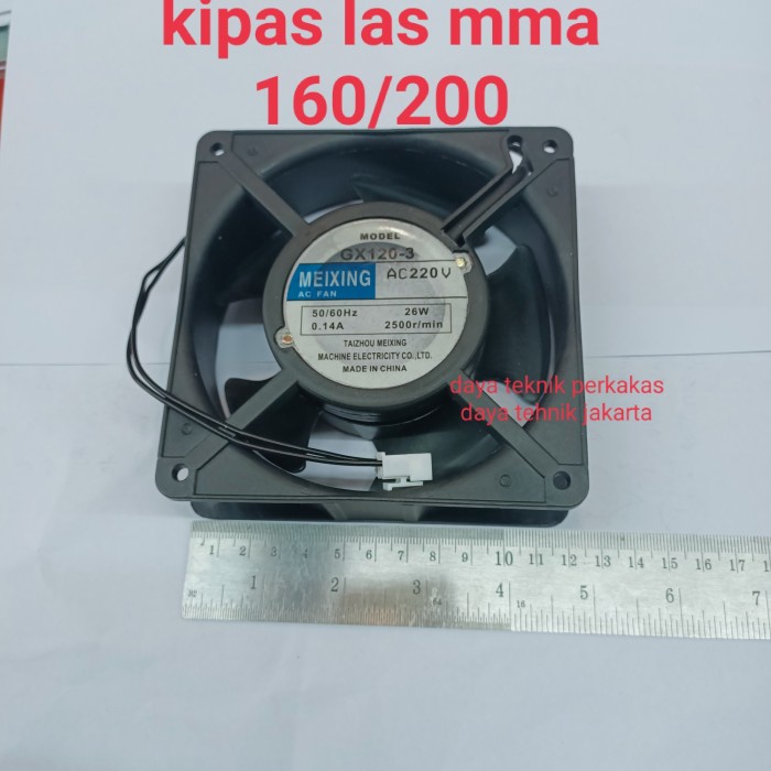 kipas mesin las mma 200 Rhino - fan mesin las 160 a - kipas las rhino BLACK RHINO