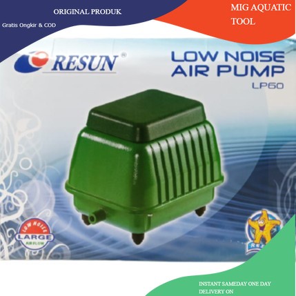 RESUN LP 60 POMPA UDARA AERATOR RESUN AERATOR KOLAM