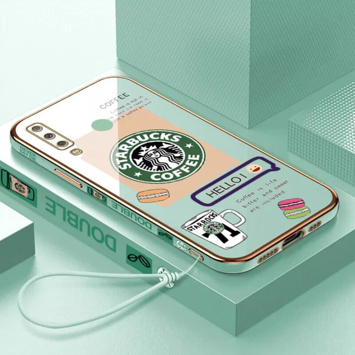 Starbucks Label Case Untuk Realme 3 3 Pro 5 5i 5 Pro 6 6i 6 Pro 7 4G 7i 7 Pro 8 4G 8 5G 8i 8 Pro Cas