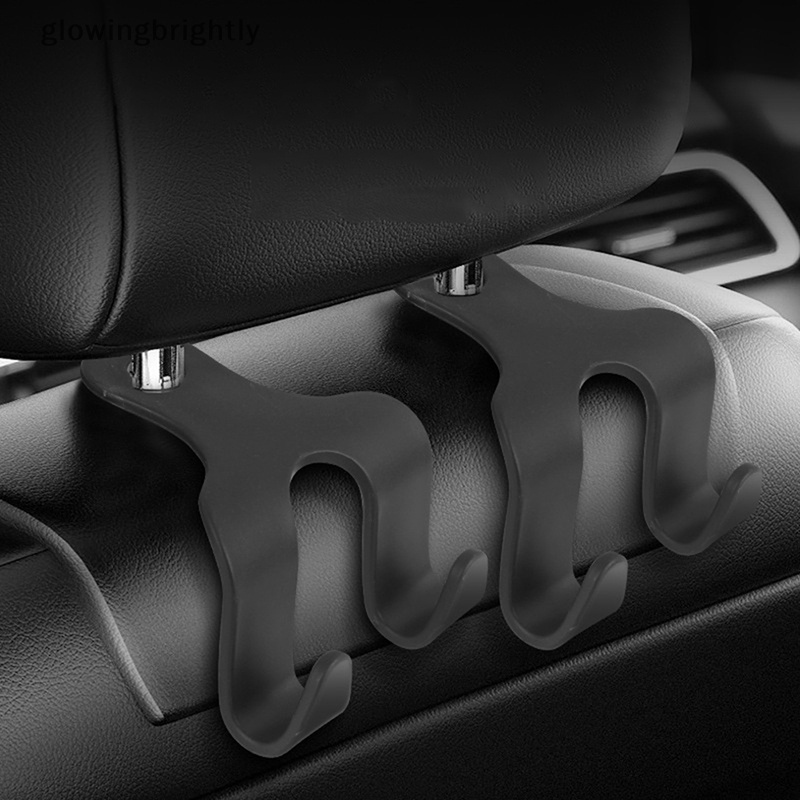 [glowingbrightly] Universal Car Seat Back Hook Multifungsi Auto Car Seat Headrest Gantungan Hook Phone Holder Organizer Mobil Untuk Tas Dompet TFX