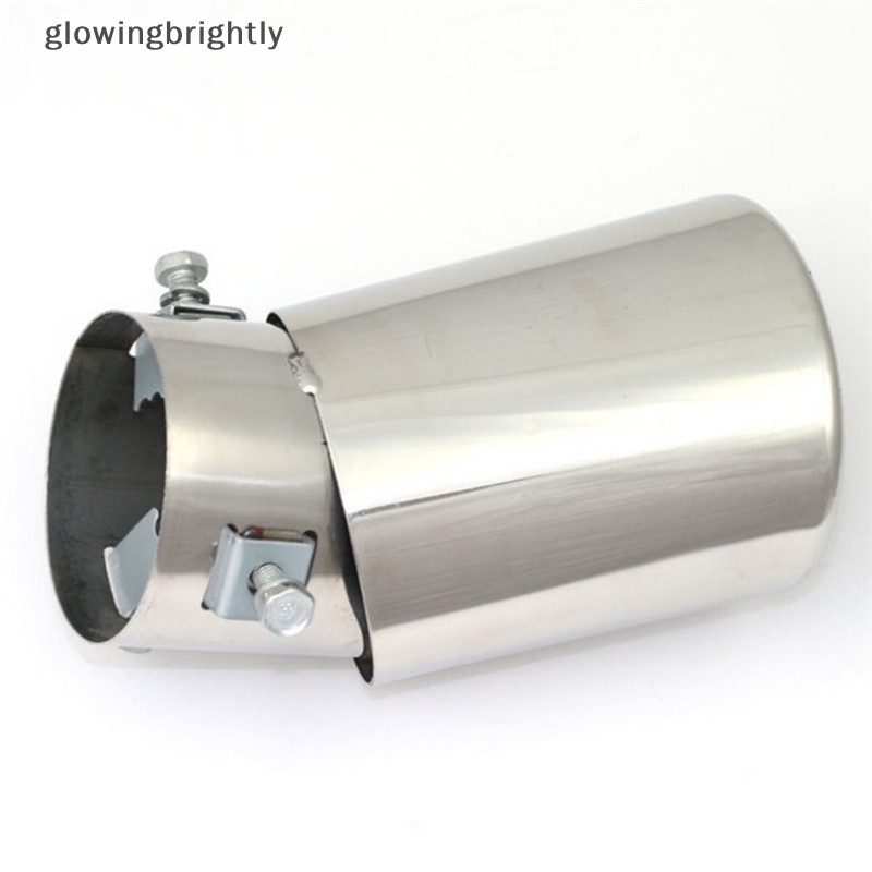 [glowingbrightly] Pipa Tip Knalpot Knalpot Ekor Knalpot Universal Mobil Stainless Steel Chrome TFX