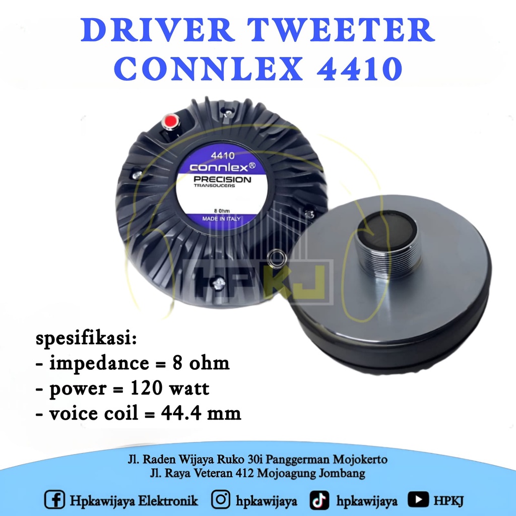 DRIVER TWEETER CONNLEX 4410 Driver twiter connlex 44