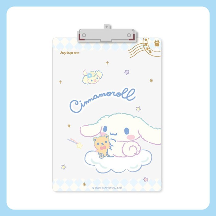 

TOKKADO Sanrio Akari Clipboard Papan Jalan Alas Ujian Akrilik A4 Lucu - Cinnamoroll