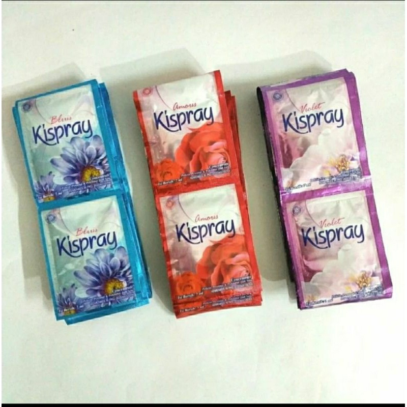 kispray sachet | 1 renceng isi 12 sachet