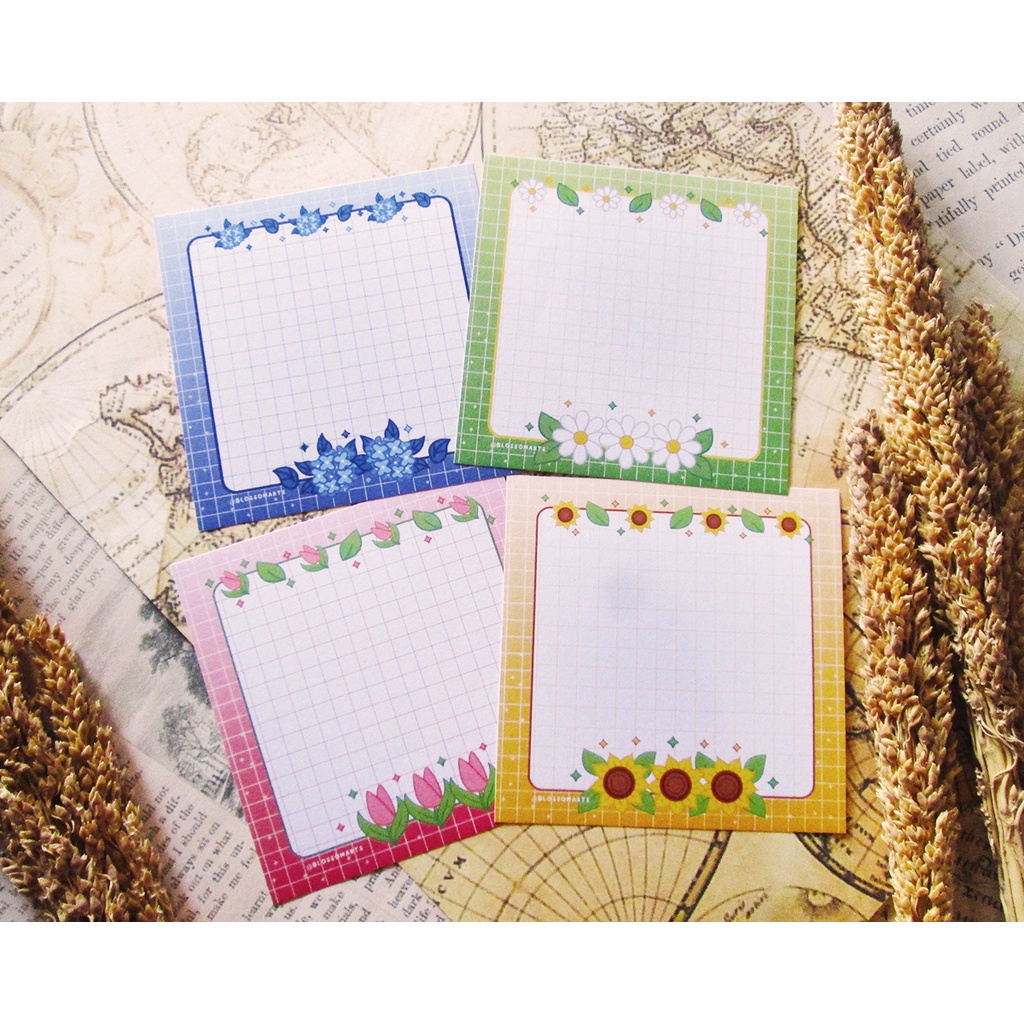 

Memopad Aesthetic by BLOSSOM BOOK / Notepad Note Memo Pad Estetik Journaling Bujo Bullet Journaling