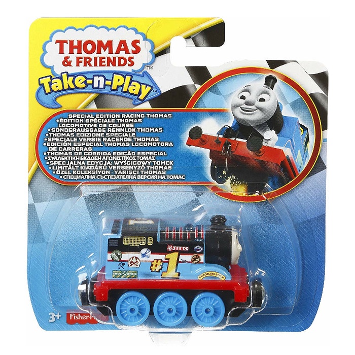 Toy Diecast Thomas and Friends Take-n-Play Special Edition Racing Thomas