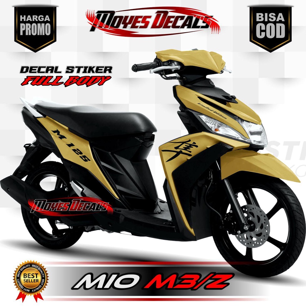 Decal Mio M3 - Mio Z Stiker Fullbody Antiluntur (BISA COD)