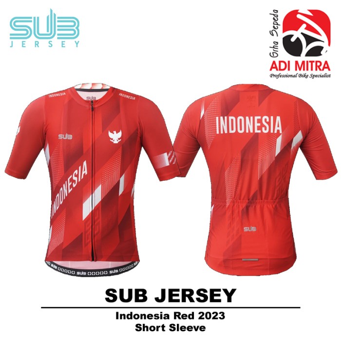 SUB Jersey Indonesia 2023 Short Sleeve Jersey Sepeda Premium Series