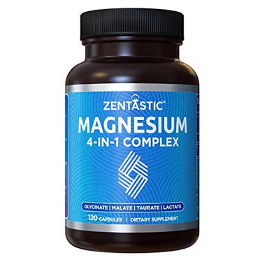 Zentastic 4-in-1 Magnesium Complex - Chelated Magnesium Glycinate,