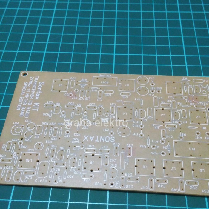 pcb radio cb mode FM 11 meter band 27 Mhz 0,5 watt Tyas Elektro