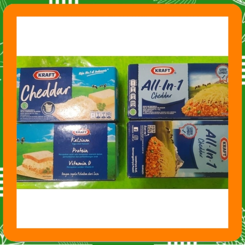 

keju kraft all in one cheddar chese 160 gr Best Seller