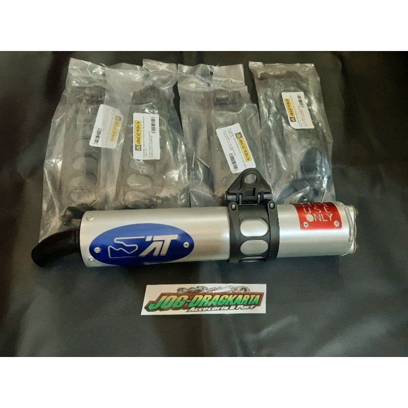 klem knalpot breket slincer acerbis slincer 2 tak original acerbis