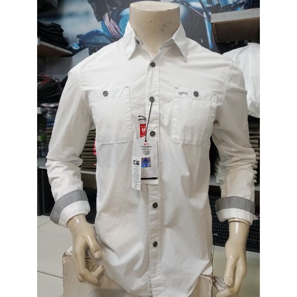 TERBARU KEMEJA CARDINAL JEANS PRIA ORIGINAL SLIMFIT VARIASI PUTIH