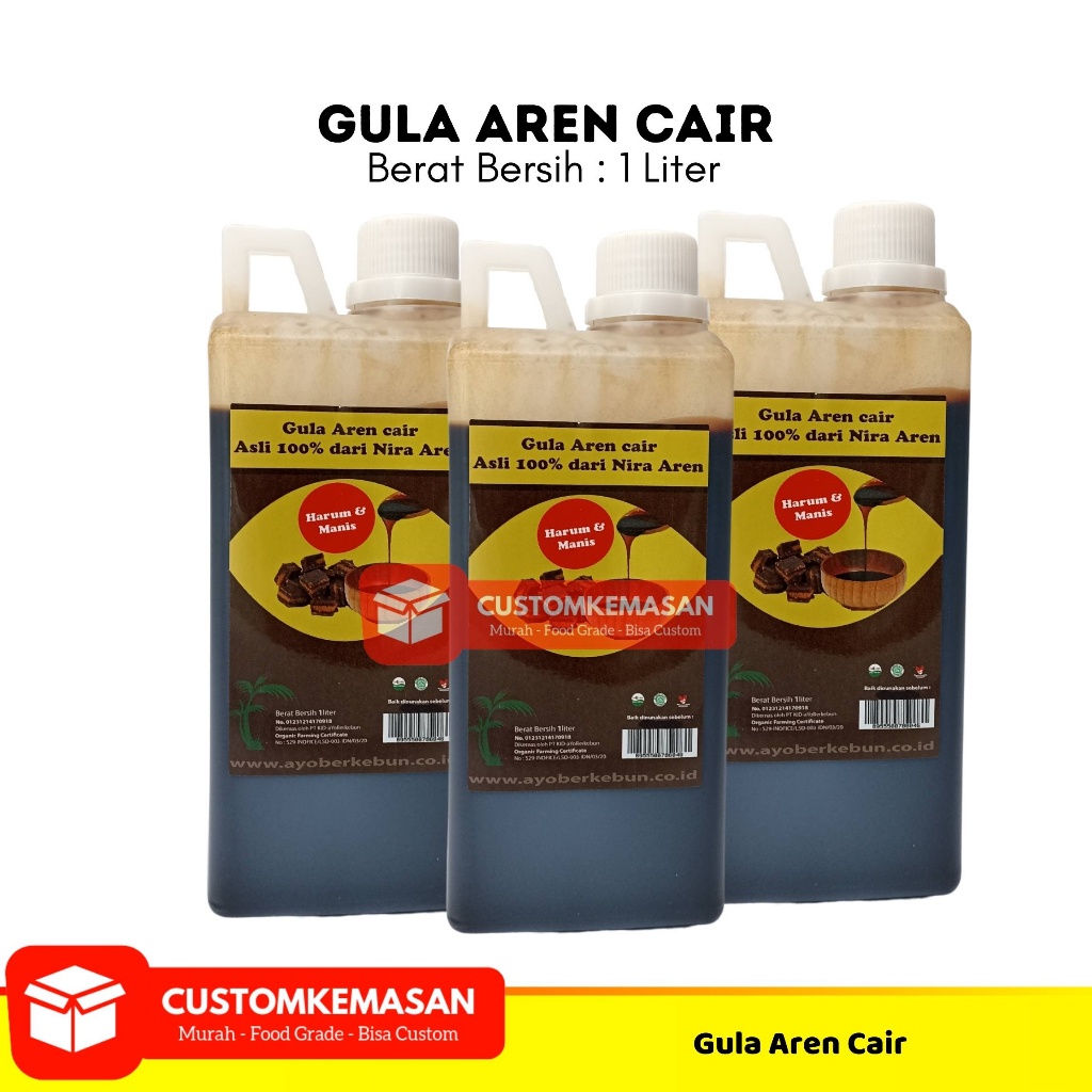 

Gula Aren Cair / Gula Cair / Gula Merah Cair 1 liter