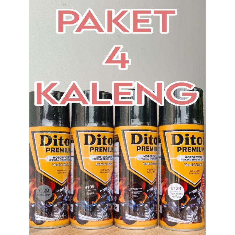 cat spray PAKET 4 KALENG pilok pilox diton premium PLASMA PINK XP 9407***xirallic xiralic plasma pin