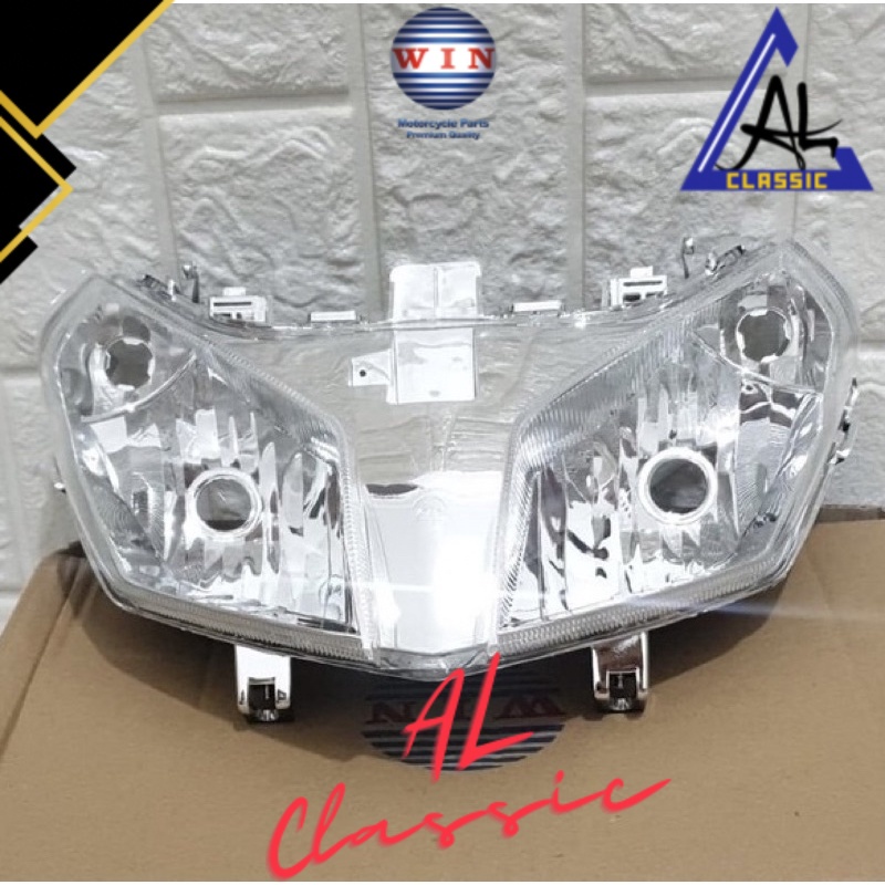 Lampu Depan Vario Techno 110 Karbu 2009 2010 2011 | reflektor headlamp WIN | head lamp light headlig