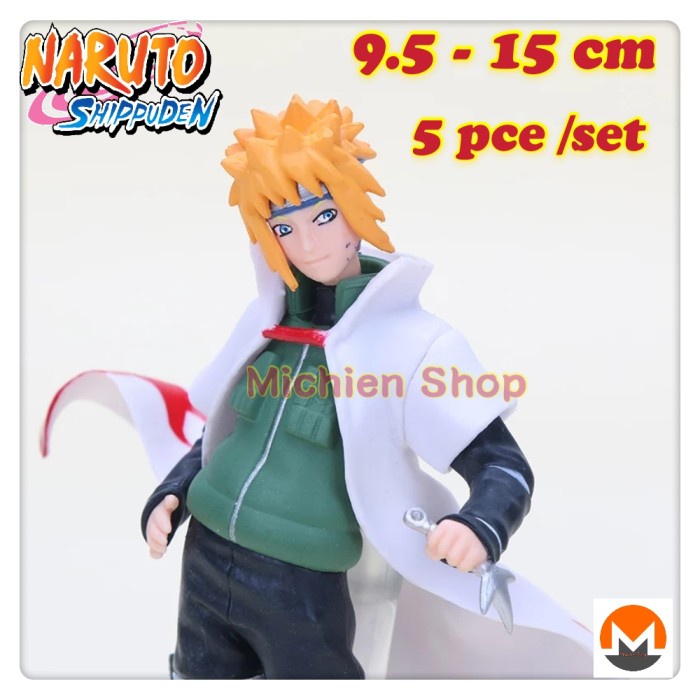 NARUTO Shippuden / Action Figure Set isi 5 uk besar - Mainan Miniatur