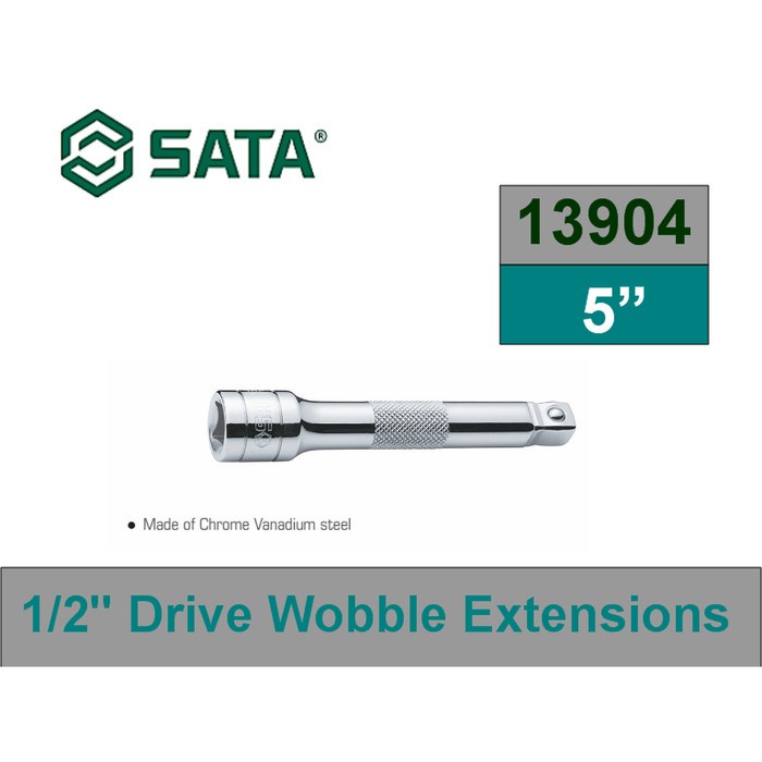SATA ADAPTOR SOCKET 13904 1/2" DR. WOBBLE EXTENSION 5"