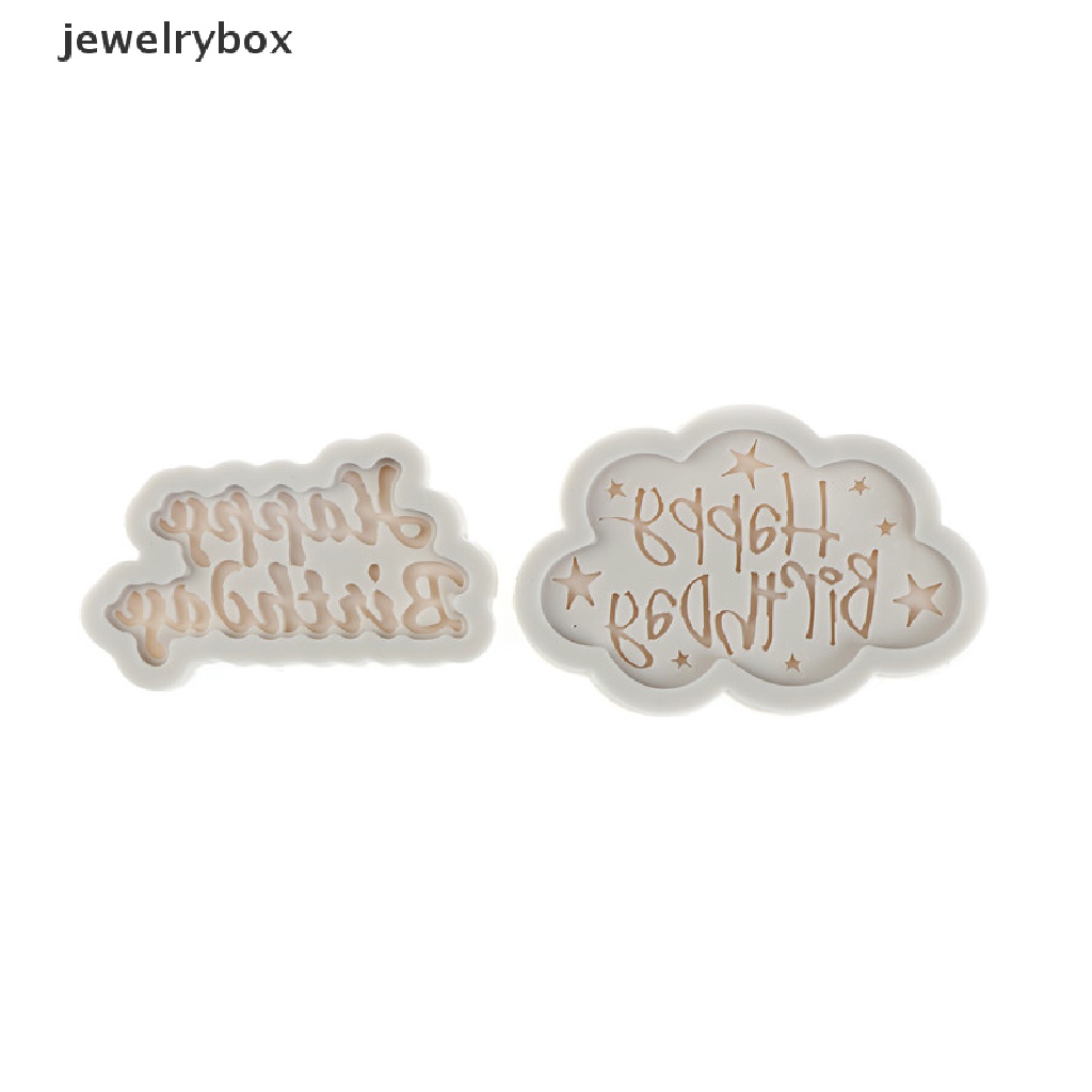 [jewelrybox] Indah Happy Birthday Bentuk Renda Cetakan Kue Cake Decor Liontin Perhiasan Tools Butik