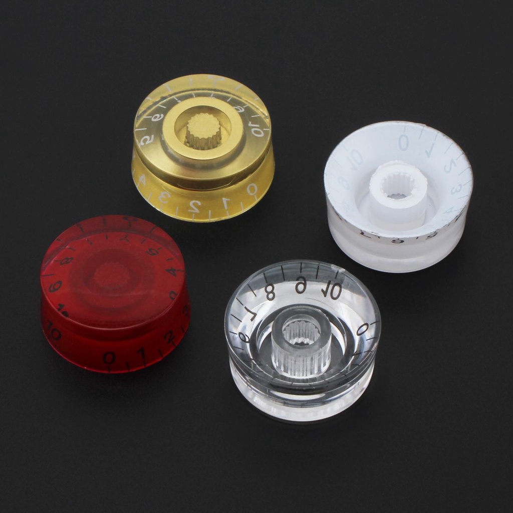 4warna Pilihan Top Hat Speed Volume Tone Control Knob Tombol Volume Pengganti Cocok Untuk LP Bass Gitar Elektrik