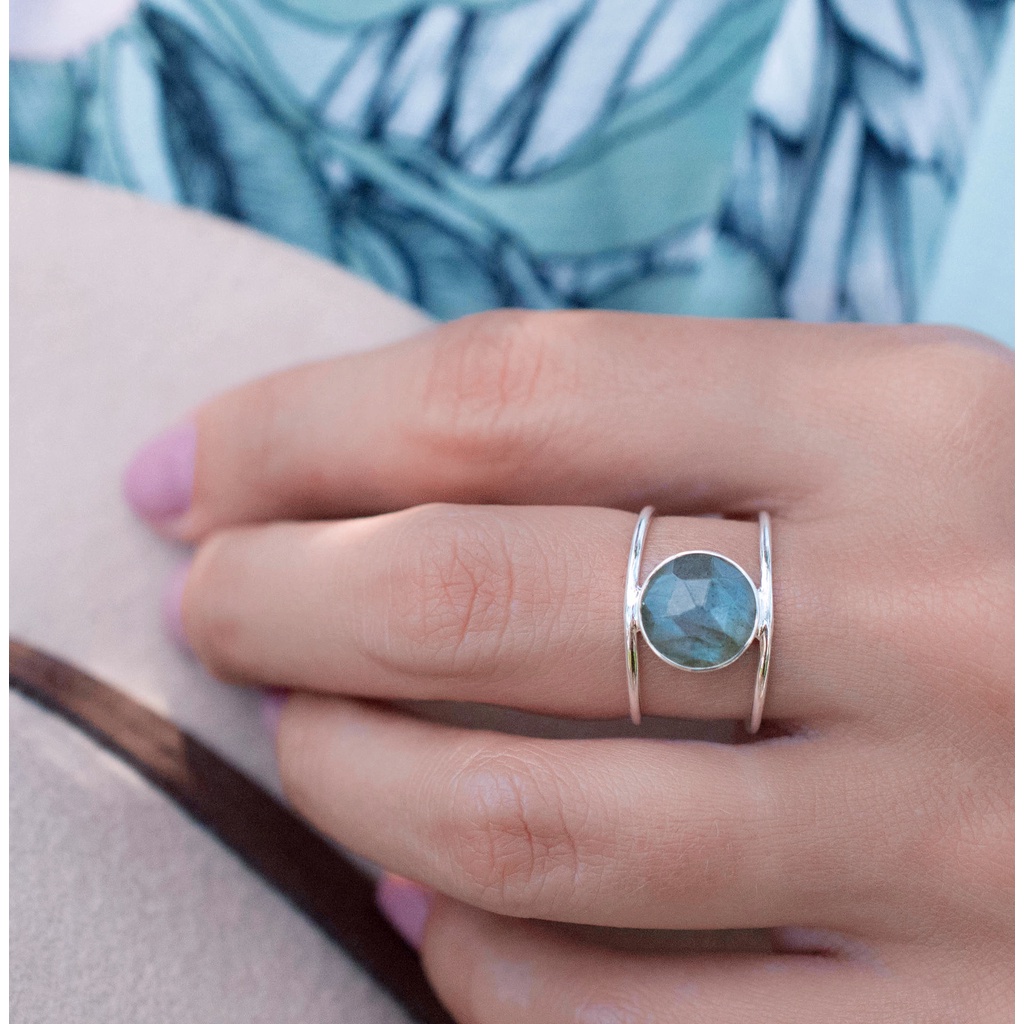 Goldkingdom Aksesoris Perhiasan Fashion Ready Stock Wanita Eropa Dan Amerika Berlapis Emas Berlebihan Cincin Cincin Shell Bulat.