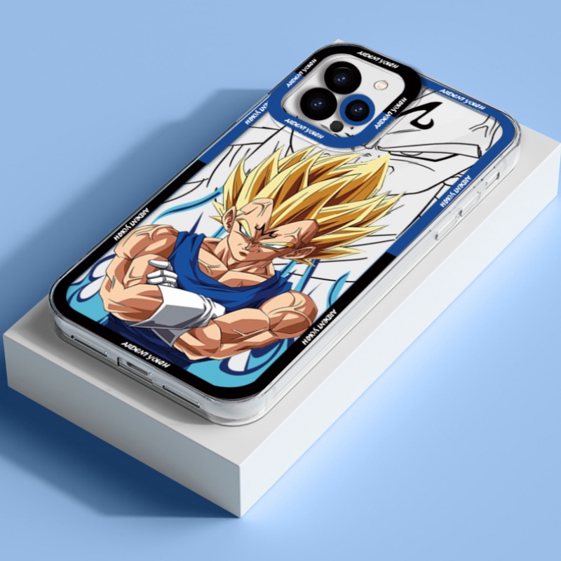 IPHONE Casing Handphone Bentuk Angel Eye Transparan Bentuk Bola Vegeta Animasi Naga Untuk Iphone14