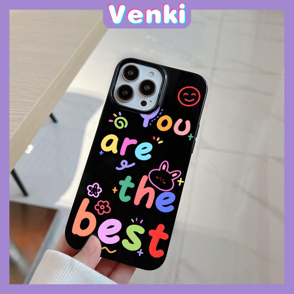 iPhone Case Soft TPU Glossy Black Candy Case Colorful English Camera Protection Shockproof For iPhone 14 13 12 11 Pro Max 7 8 Plus X XR