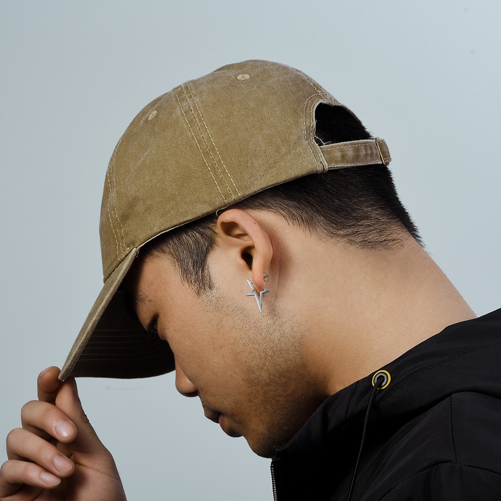 [Harga Grosir] 1PC Unisex Punk Geometris Bintang Stud Earrings Hip Hop Keren Cewek Cowok Pentagram Telinga Stud Ins Korea Anti Karat Daily Earring Pria Wanita Aksesoris Fashion