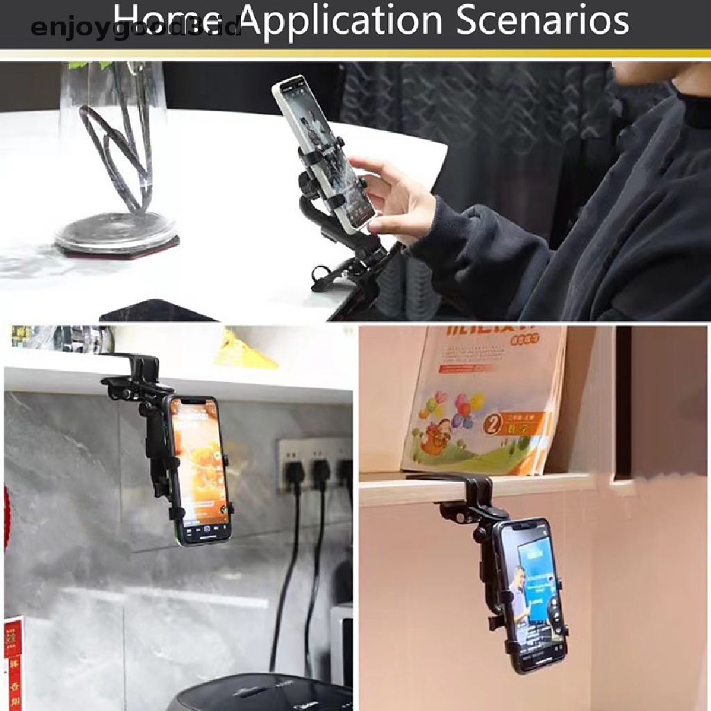 [Rready Stock] Spion Phone Holder Untuk Holder Hp Dan Gps Mount Mobil Rotati Universal (ID)