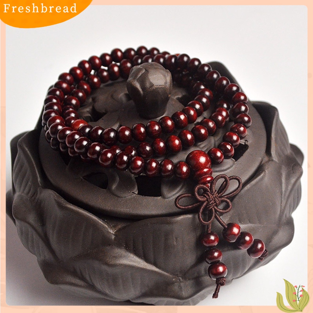 &lt; Freshbread &gt; Gelang Multilayer Perhiasan Hadiah Kayu Fashion Wooden Beads Gelang Kalung Untuk Kekasih