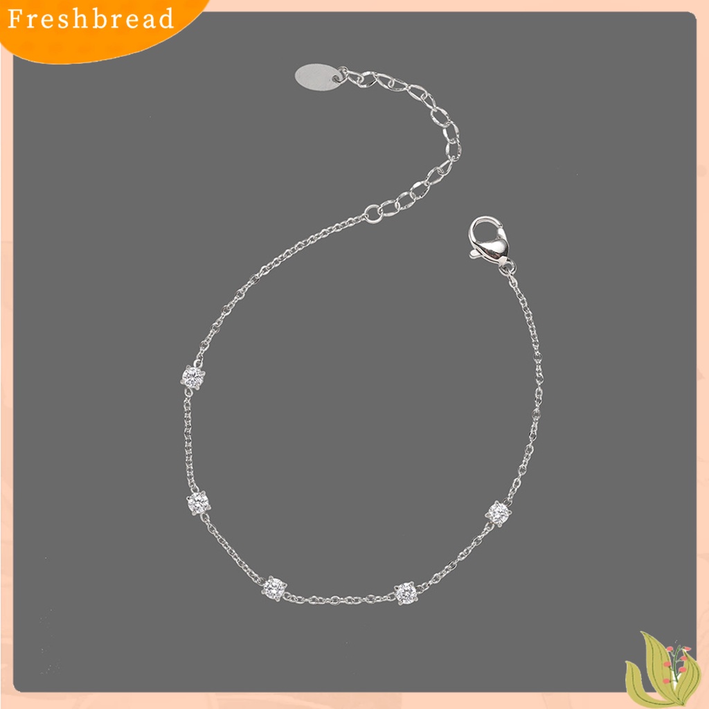 < Freshbread > Charms Bracelet Electroplating Five Star Charms Adjustable Light Mewah Hias Dekorasi Tidak Alergi Elegan Gelang Rantai Stainless Wanita Aksesori