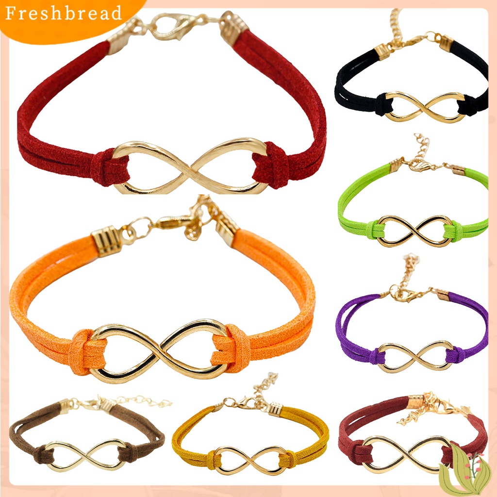 &lt; Freshbread &gt; Gelang Adjustable Handmade Alloy Wanita Pria Link Strentch Bracelet Untuk Ulang Tahun