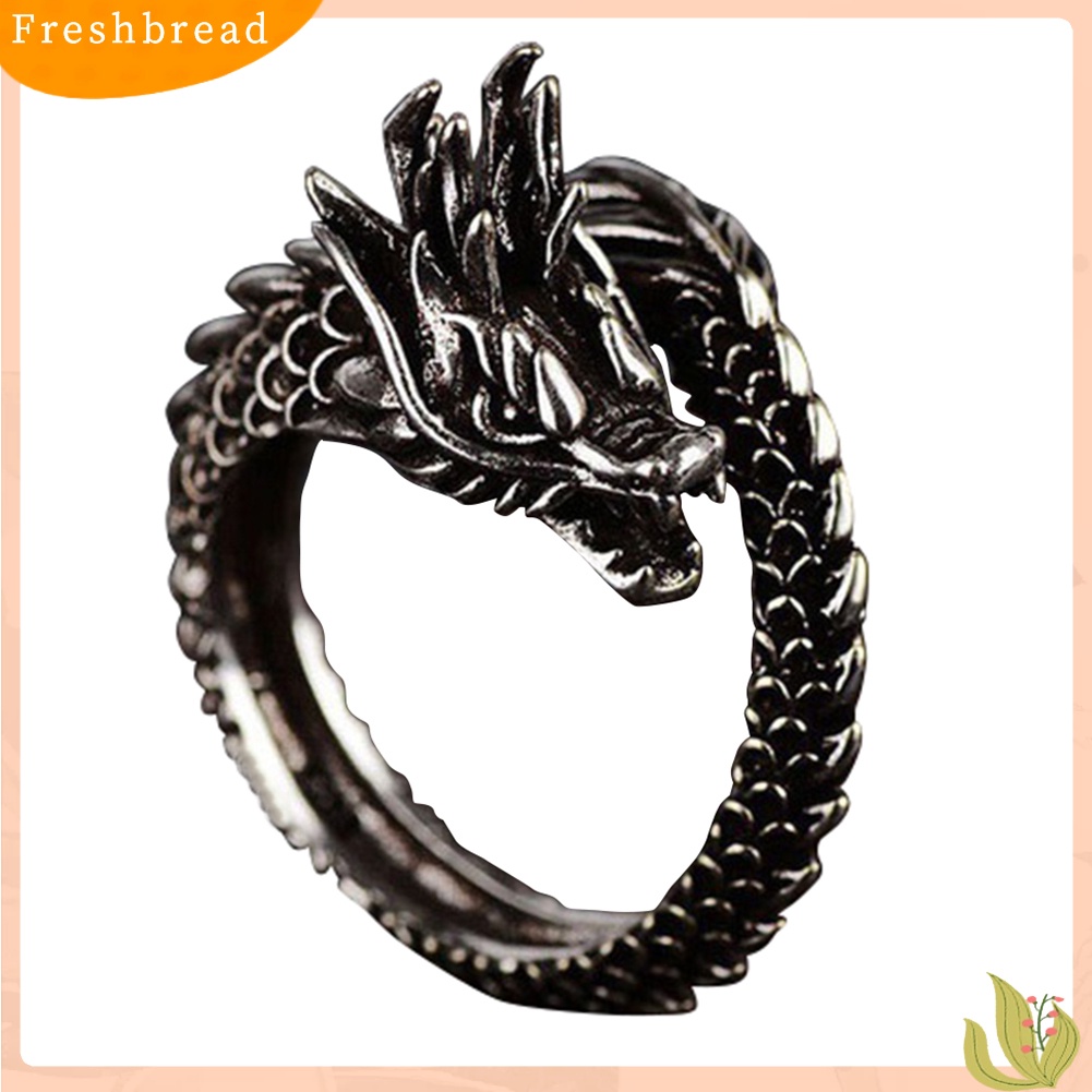 &lt; Freshbread &gt; Punk Pria Cina Pembukaan Yang Dapat Disesuaikan Jari Cincin Cosplay Perhiasan Hadiah