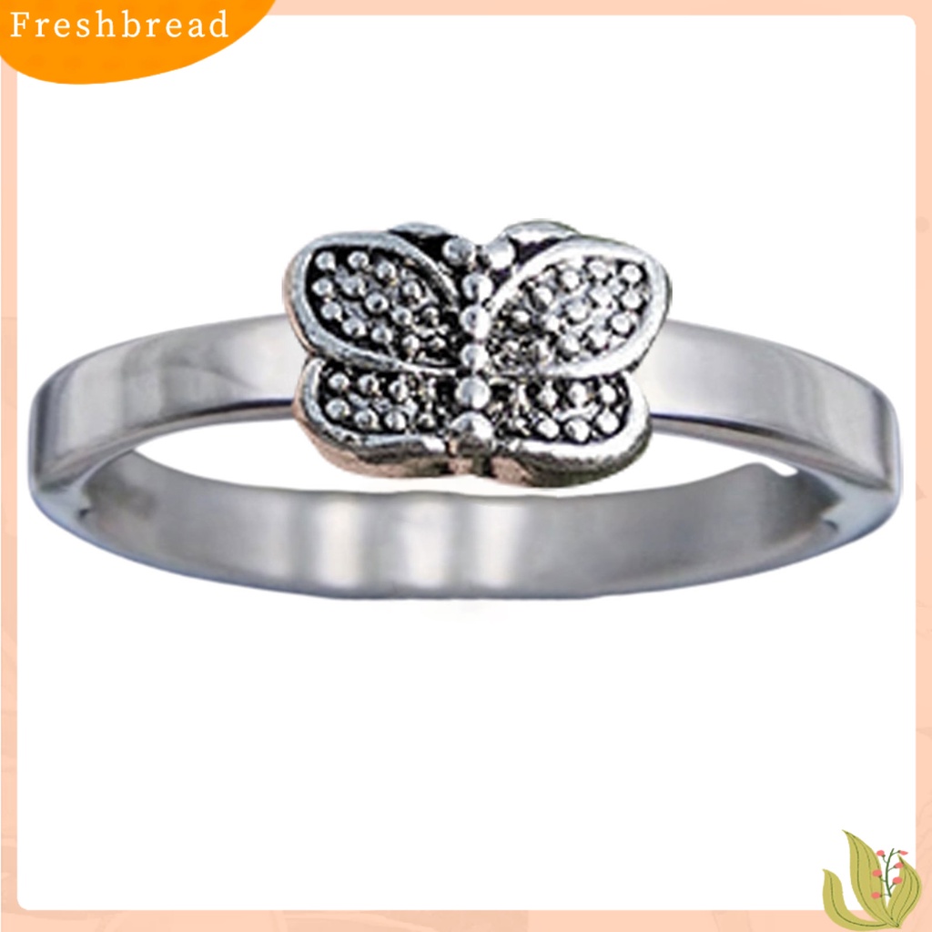 &lt; Freshbread &gt; Wanita Cincin Kepribadian Hias Gaya Eropa Fashion Retro Skeleton Silvering Finger Ring Untuk Pakaian Sehari-Hari