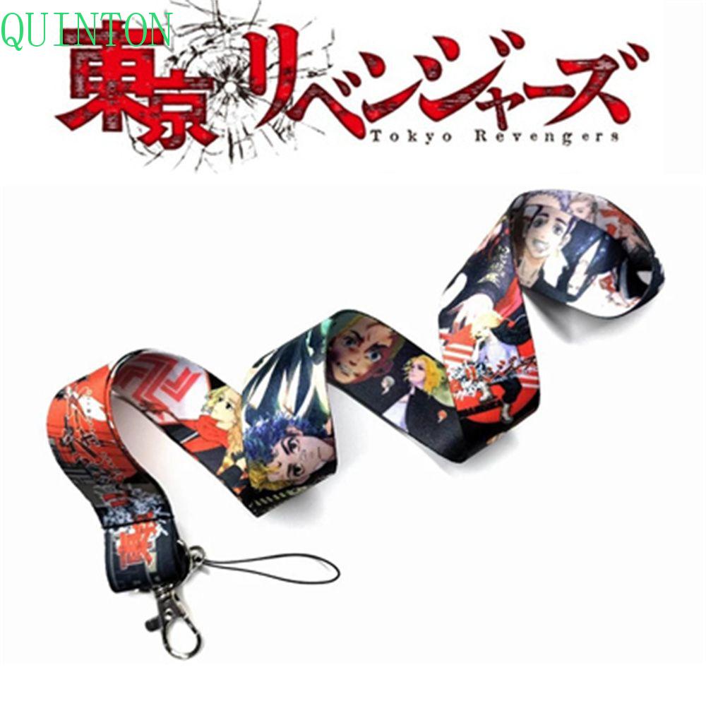 QUINTON Creative Tokyo Revengers Lanyards Phone Accessories Phone Hang Rope Phone Ribbon Key Ring Holder Fans Gift Phone Lanyard Strap Name Tag Holder ID Badge Holder Straps Keychain Neck Straps