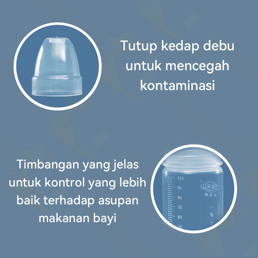 Ivorybaby Botol susu sekali pakai portabel Disposable bottle Steri bottle BPA Free