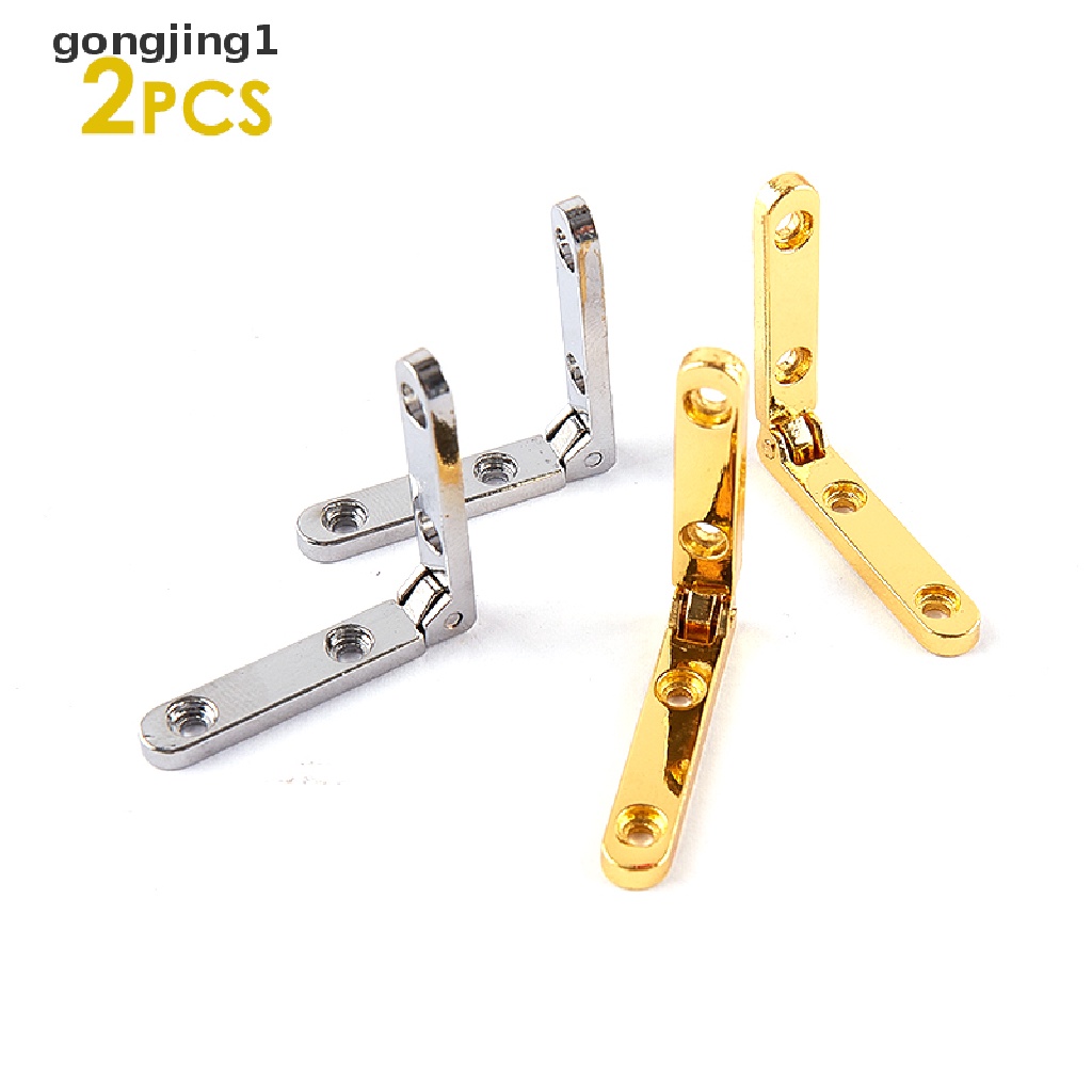 Ggg 2Pcs Engsel 90derajat Untuk Kotak Jewellery Case Cabinet Furniture Hardware ID