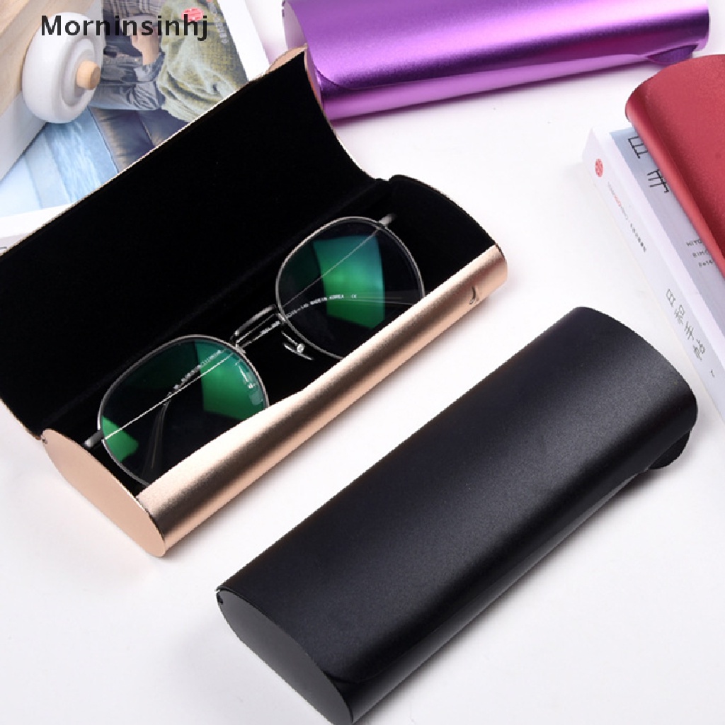 Mornin Kotak Kacamata Kecil Optik Buram Aluminium Alloy Myopia Case Sederhana Ringan Portabel Kotak Penyimpanan Kacamata id