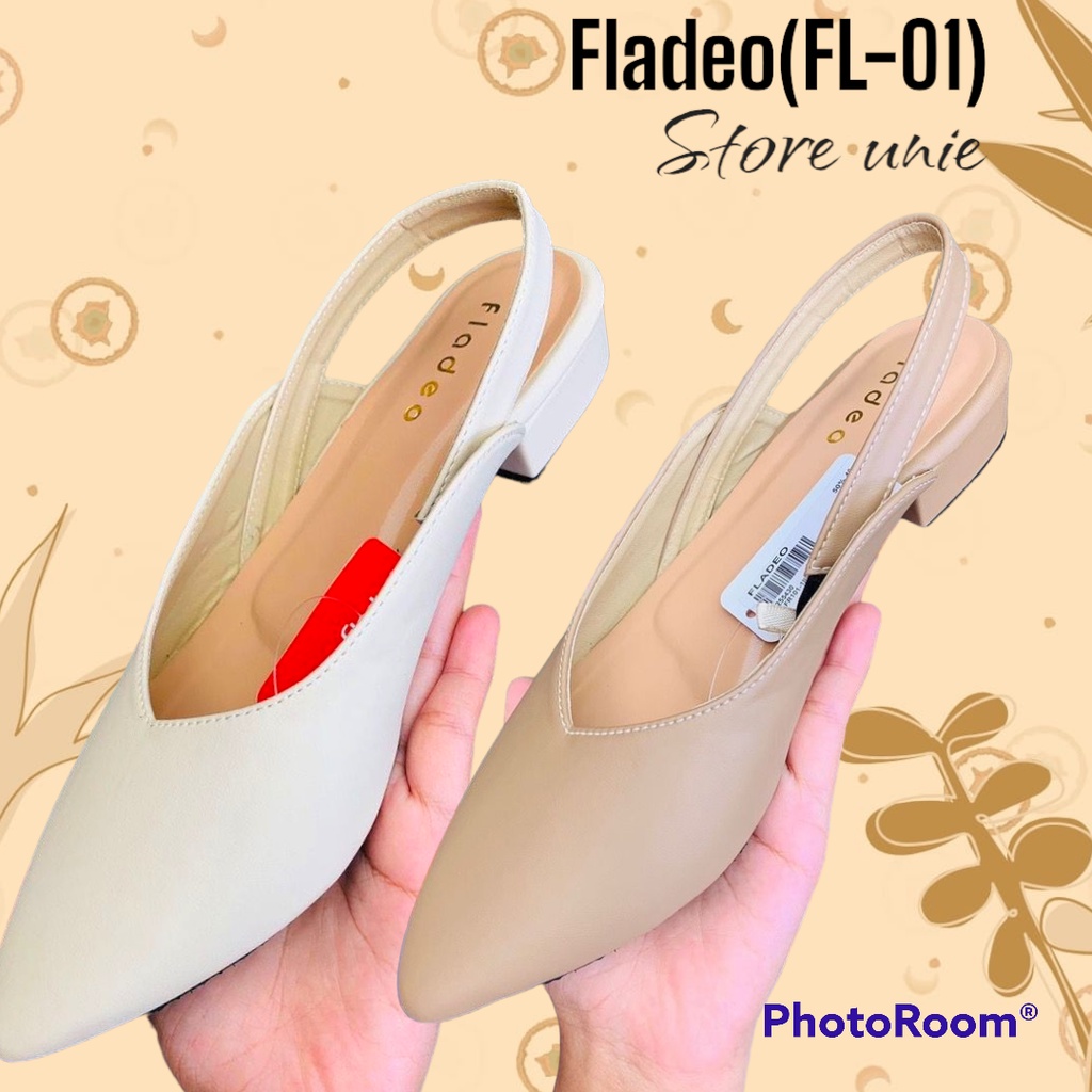 Sandal Bustong Wanita Fladeo Tali Polos Bestseller