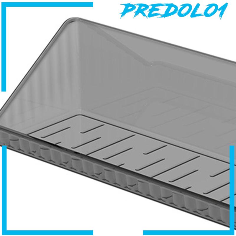 [Predolo1] Shower Clear Floating Shelf No Drilling Rak Kamar Mandi Atau Kamar Tidur