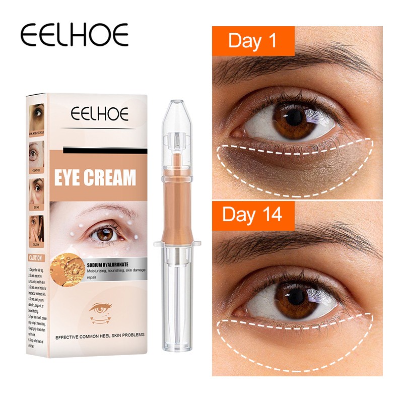 EELHOE Eye Cream Eye Gel Serum Krim Mata Untuk Mencerahkan dan Mengencangkan Mengurangi Garis Halus dan Kantong Mata