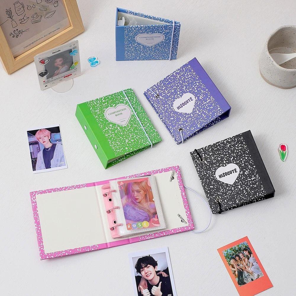 Album Foto Agustina Mini Idol Photo Card Sleeves Binder Album 3inch Chasing Stars Collect Book