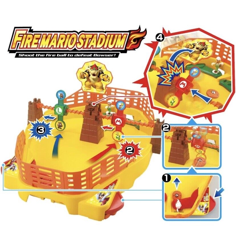 Epoch Games Super Mario Bros Fire Mario Stadium